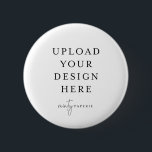 Pin botón 2-1/4"<br><div class="desc">Personalizar tu diseño de clavijas de botón en Templett. Una vez que haya terminado de editar,  descargue el archivo en formato JPG (no olvide activar la opción de sangrado). Sube tu diseño aquí haciendo clic en el botón azul "Personalizar".</div>