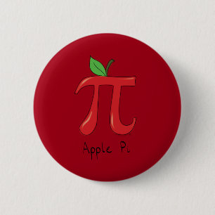 Pin botón Apple Pi Cute Math Day