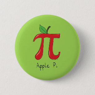 Pin botón Apple Pi Cute Math Day