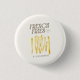 Pin botón Cute Para Los Amantes De Las Fries Franc