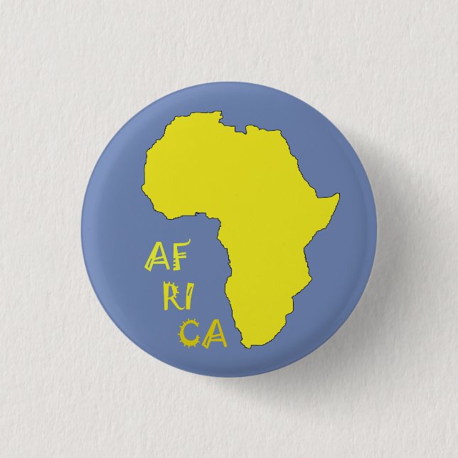 Pin botón de África (Anverso)