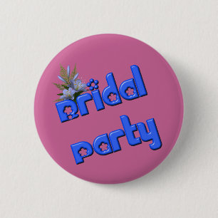 Pin botón de Bouquet de flor de fiesta de novias