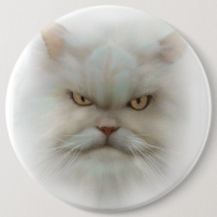 Pin botón de gato persa COLOSSAL de 6 pulgadas