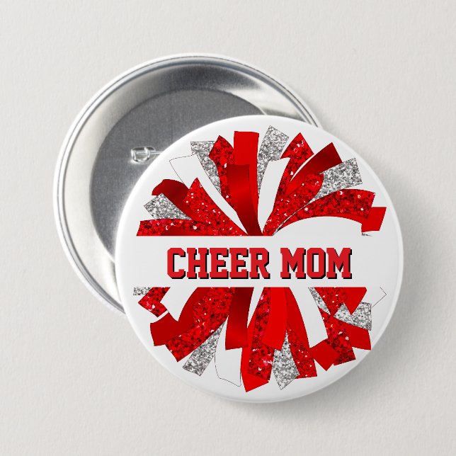 Pin botón de mamá de ánimo (Anverso y reverso)
