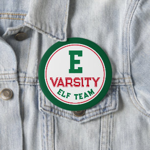 Pin botón de Navidades de equipo Elf divertidos