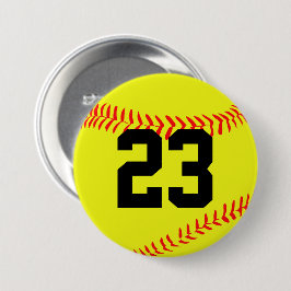 Pin botón de Personalizable de Softball Fastpitch
