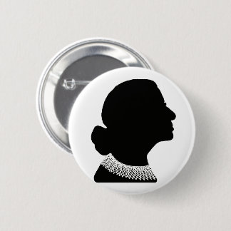 Pin botón del botón de Silhouette de Ruth Bader Gi