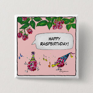 Pin botón Feliz cumpleaños
