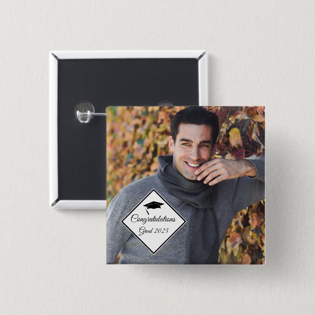 Pin botón Graduado (Anverso y reverso)
