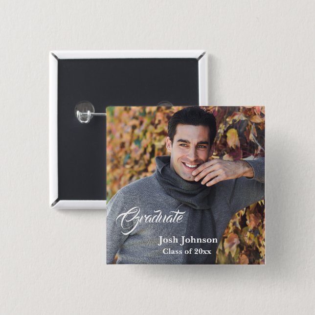 Pin botón Graduado (Anverso y reverso)