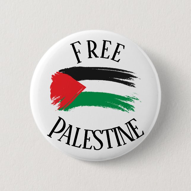 Pin botón Liberar Palestina terminar ocupación (Anverso)