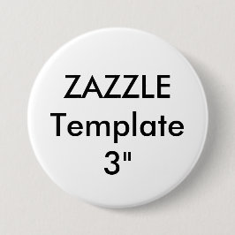 Pin botón redondo de 3" grande personalizado