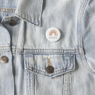 Pin de botón de arcoíris boho