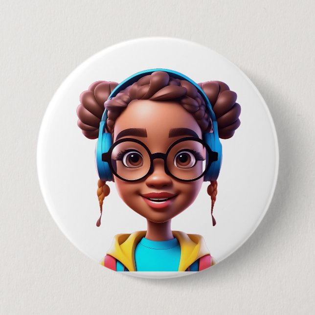 Pin de botón Divertido Personalizado (Anverso)