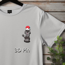 Pin de corte de Mascota de Navidades de fideos neg