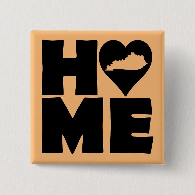 Pin de insignia del botón del corazón del hogar de (Anverso)