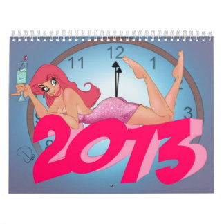 Pin de la cereza encima del calendario 2013