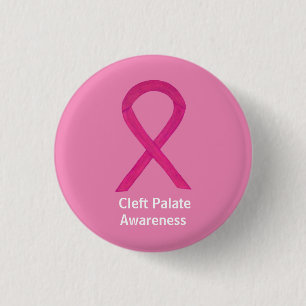 Pin del botón Cleft Palate Awaration Hot Pink Rib