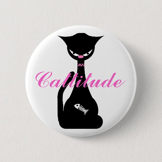 Pin del botón de Cattitude (Anverso)