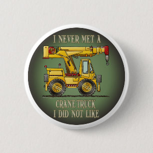Pin del botón de la cita del operador de camión