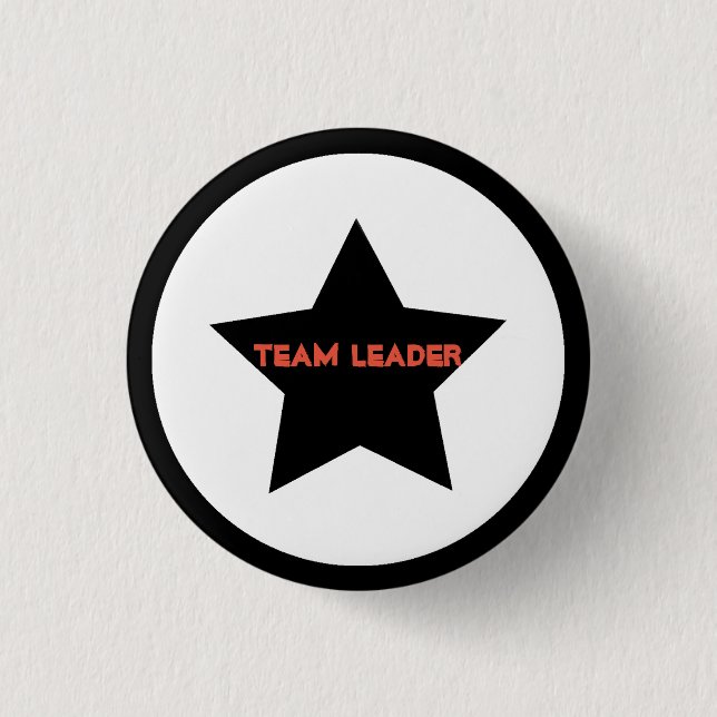 Pin del botón de la estrella del líder de equipo (Anverso)