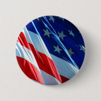Pin del botón de la foto de la bandera americana