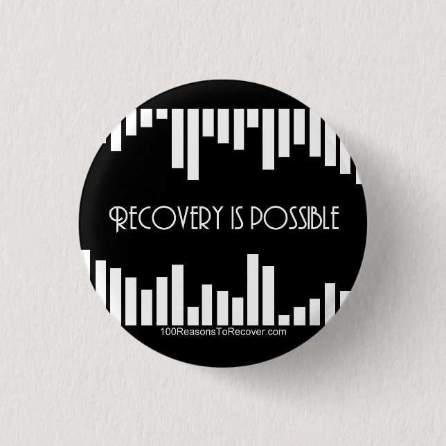 Pin del botón de las rayas pequeño (Anverso)