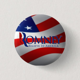 Pin del botón de Mitt Romney