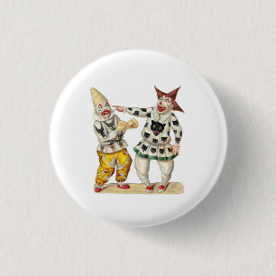 Pin del botón de payasos victorianos