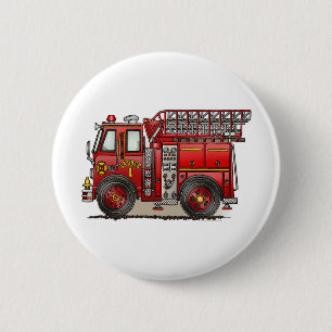 Pin del botón del coche de bomberos de la escaler