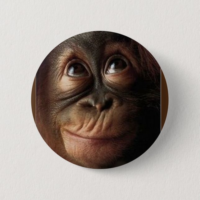 PIN DEL BOTÓN DEL ORANGUTÁN (Anverso)