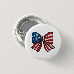 🎀 Pin en el Patriotismo – Botón de Lazo de Bander
