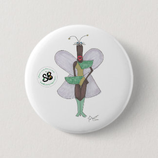 Pin futuro del botón de la moda del pseudo verde