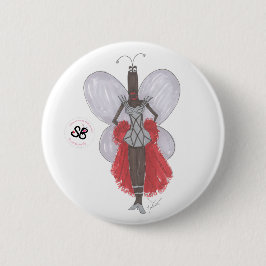 Pin geométrico del botón de la moda de la pseudo