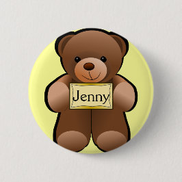 Pin personalizado del botón del oso de peluche