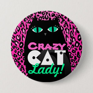 "Pin rosado del botón de la señora" estampado