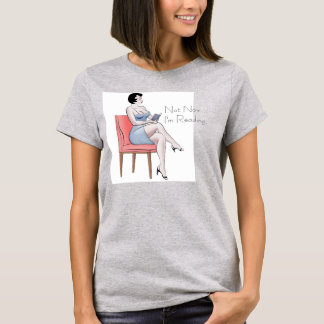 Pin Up Chica Reading, camiseta femenina