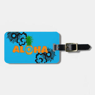 Piña Aloha - Etiquetas para equipaje Personalizado