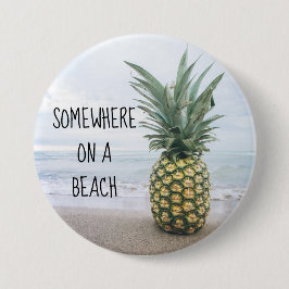 Piña Botón en alguna parte de una Playa