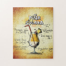 Pina Colada Cocktail Jigsaw Puzzle
