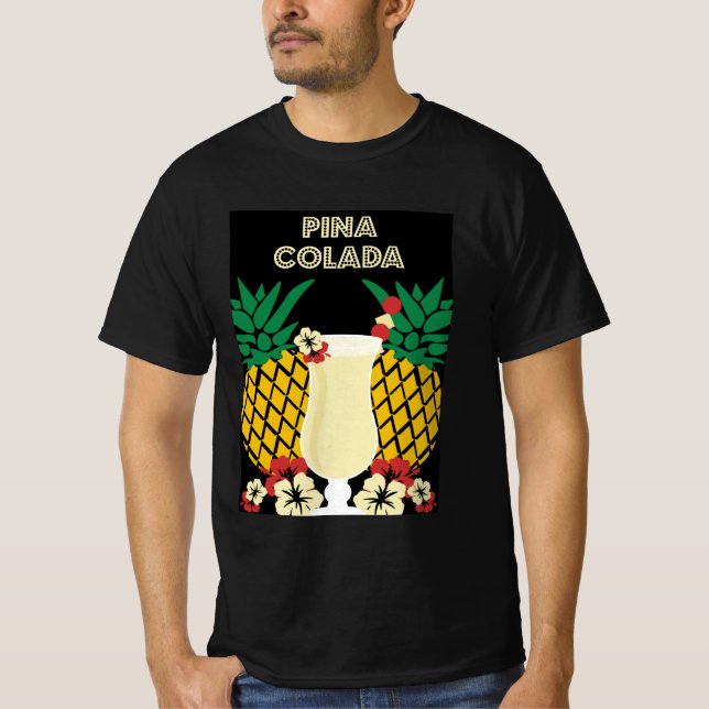 Piña Colada Cóctel Regalos Camiseta (Anverso)