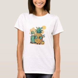 Piña de vacaciones - Camiseta de verano de viaje