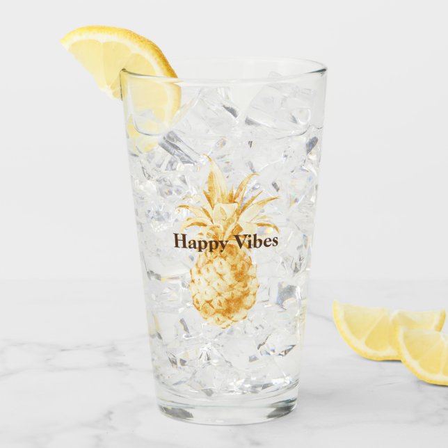 Piña dorada amarilla (Anverso (hielo))