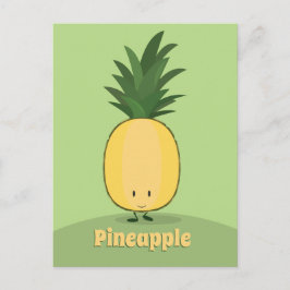 Piña sonriente | Postal