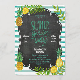 Piña tropical | Invitación a la fiesta de verano d