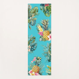 Piña Tropical Yoga Mat Blue