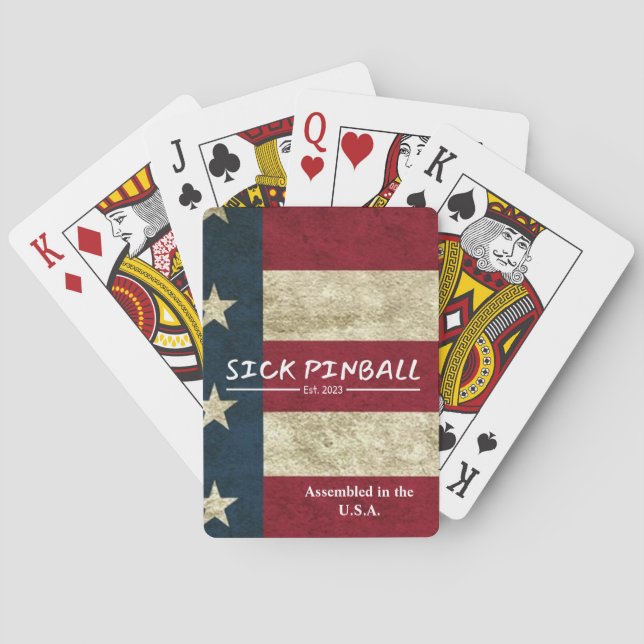 Pinball Est. Cartas de juego de 2023 (Reverso)
