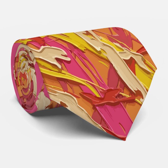 Pincel 3D Naranja Corbata (Enrollado)