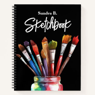 Pincel de artista personalizado - Libro de esbozo