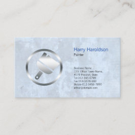 Pincel de pintura de pintador Tarjeta de presentac